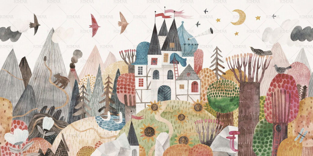 Ruimura Far far away – Carta da parati stile Nature | Rimura