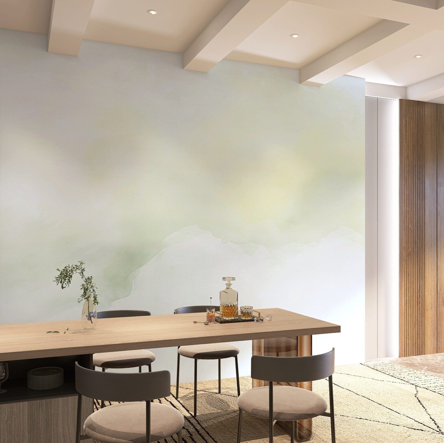 Opalia – Rimura | Delicate and luminous wallpaper